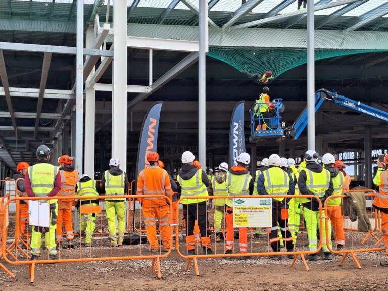 High Level Net Rescue Drill  – UK