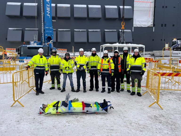 Roof Level Emergency Rescue Demonstration